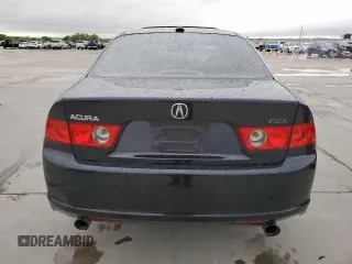 2006 Acura TSX with VIN JH4CL96876C018619, listed as a Copart auction lot 51849525 with 176,034 mi miles and Salvage Title. Bid and sale history available at carsss.com. Image 6.