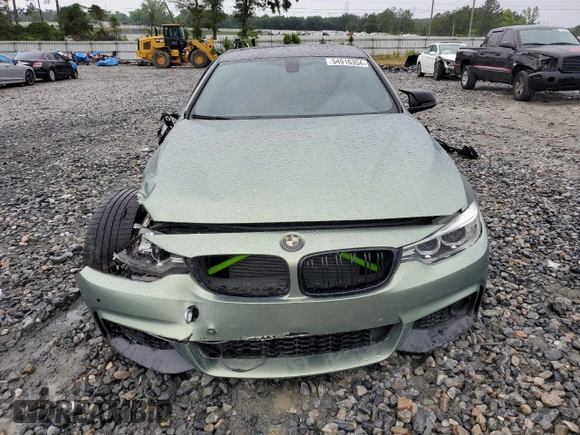 2017 BMW 4 Series 440i with VIN WBA4P1C55HK523005, listed as a Copart auction lot 54916354 with 99,425 mi miles and Salvage Title. Bid and sale history available at carsss.com. Image 5.