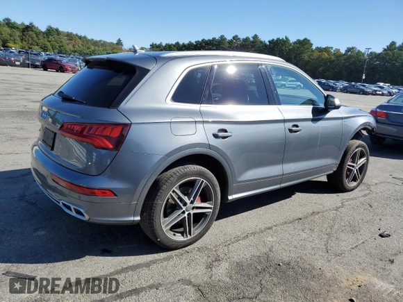 2018 Audi SQ5 Premium Plus with VIN WA1A4AFYXJ2035849, listed as a Copart auction lot 69741983 with 53,505 mi miles and . Bid and sale history available at DreamBid. Image 3.