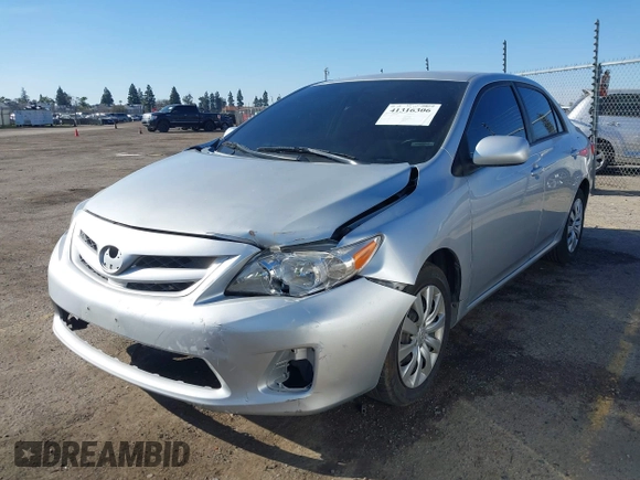2012 Toyota Corolla L with VIN 2T1BU4EE6CC815435, listed as a IAAI auction lot 41316306 with 122,150 mi miles. Bid and sale history available at carsss.com. Image 19.