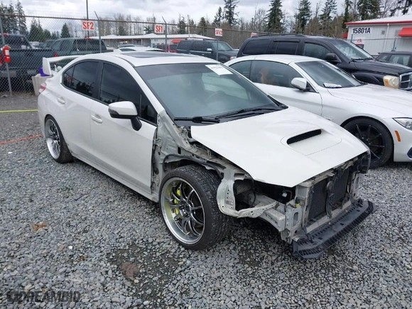 2018 Subaru WRX STI Launch Edition with VIN JF1VA2W63J9831795, listed as a IAAI auction lot 41923446 with 112,927 mi miles. Bid and sale history available at carsss.com. Image 1.