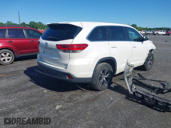 2018 Toyota Highlander LE z VIN 5TDBZRFH4JS840443, wystawiony jako IAAI lot #42372901 z przebiegiem 125 741 mil mil oraz . Historia ofert i sprzedaży dostępna na DreamBid. Obrazek 4.