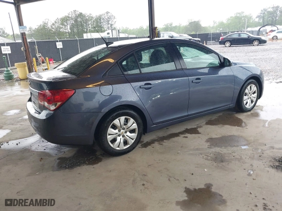 2013 Chevrolet Cruze LS with VIN 1G1PA5SH3D7230973, listed as a IAAI auction lot 41974483 with 137,248 mi miles. Bid and sale history available at carsss.com. Image 4.
