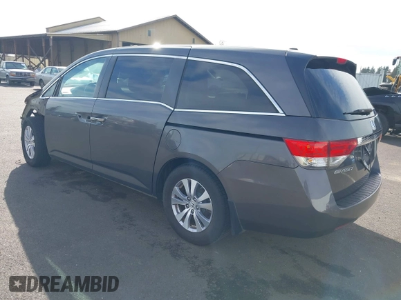 2016 Honda Odyssey EX-L with VIN 5FNRL5H62GB070194, listed as a IAAI auction lot 41664352 with 112,112 mi miles. Bid and sale history available at carsss.com. Image 3.