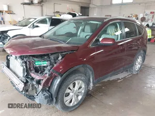 2014 Honda CR-V EX-L with VIN 5J6RM4H75EL103256, listed as a IAAI auction lot 42135385 with 104,465 mi miles. Bid and sale history available at carsss.com. Image 18.