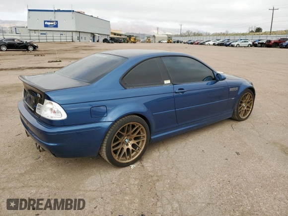 2002 BMW 3 Series M3 with VIN WBSBL93442JR15426, listed as a Copart auction lot 51301065 with 187,447 mi miles and Clean Title. Bid and sale history available at DreamBid. Image 3.