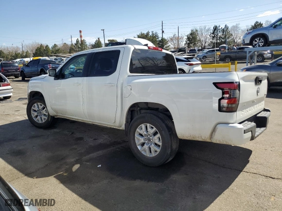2023 Nissan Frontier SV with VIN 1N6ED1EK2PN654423, listed as a Copart auction lot 48721255 with 30,070 mi miles and Salvage Title. Bid and sale history available at carsss.com. Image 2.