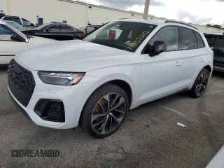 2023 Audi SQ5 Prestige with VIN WA1C4AFYXP2167611, listed as a Copart auction lot 74257204 with Not Provided miles and Salvage Title. Bid and sale history available at DreamBid. Image 1.