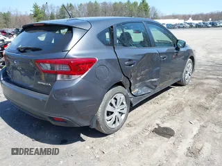 2021 Subaru Impreza with VIN 4S3GTAB63M3715761, listed as a IAAI auction lot 42095438 with 18,295 mi miles and . Bid and sale history available at DreamBid. Image 4.