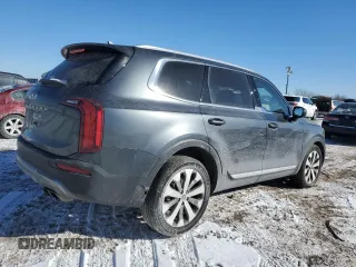 2022 Kia Telluride EX with VIN 5XYP3DHC2NG299505, listed as a Copart auction lot 89411695 with 26,919 mi miles and Salvage Title. Bid and sale history available at DreamBid. Image 3.