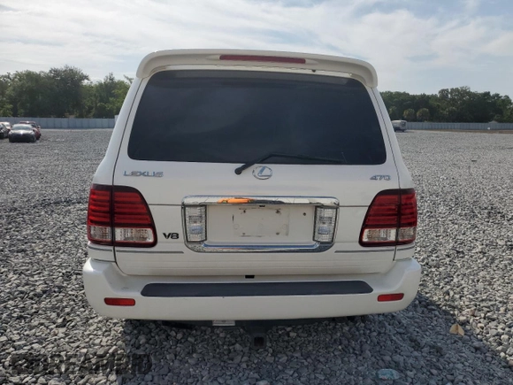 2006 Lexus LX 470 z VIN JTJHT00W564011069, wystawiony jako Copart lot #54151835 z przebiegiem 381 667 mil mil oraz Czysty tytuł • Clean title. Historia ofert i sprzedaży dostępna na DreamBid. Obrazek 6.