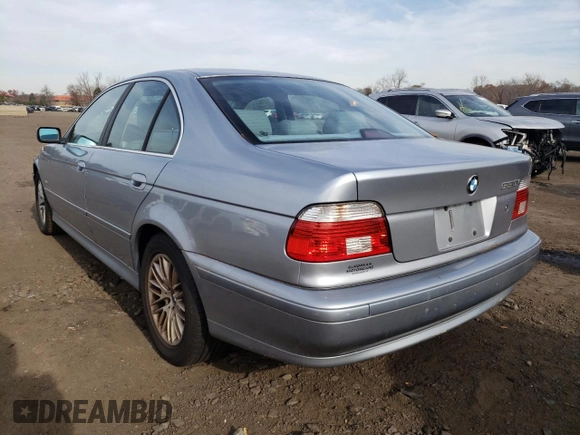 2002 BMW 5 Series 530iA with VIN WBADT63412CH95944, listed as a Copart auction lot 76583613 with 115,245 mi miles and Salvage Title. Bid and sale history available at carsss.com. Image 2.