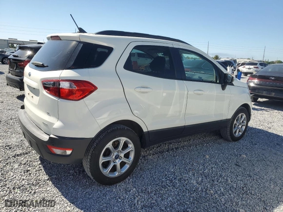 2020 Ford EcoSport SE with VIN MAJ3S2GE6LC387392, listed as a Copart auction lot 48671425 with 53,625 mi miles and Salvage Title. Bid and sale history available at carsss.com. Image 3.