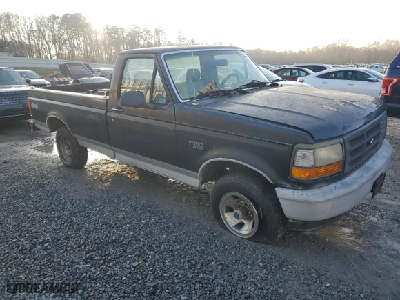 1995 Ford Pickup with VIN 1FTEF14Y7SLA46209, listed as a Copart auction lot 85511184 with 0 mi miles and Salvage Title. Bid and sale history available at carsss.com. Image 4.