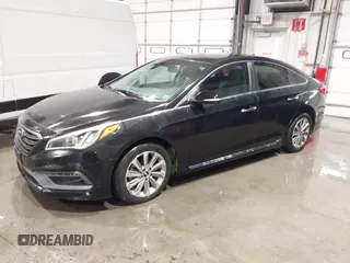 2015 Hyundai Sonata Limited with VIN 5NPE34AF2FH221022, listed as a IAAI auction lot 42068755 with 96,963 mi miles and . Bid and sale history available at carsss.com. Image 2.
