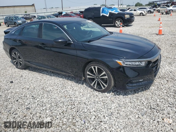 2019 Honda Accord Sport with VIN 1HGCV2F32KA008112, listed as a Copart auction lot 65229765 with 69,001 mi miles and Salvage title. Bid and sale history available at DreamBid. Image 4.