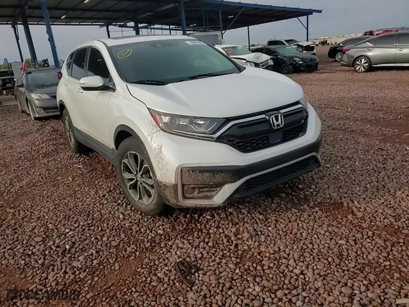 2021 Honda CR-V EX-L with VIN 7FARW1H81ME019173, listed as a Copart auction lot 48897005 with 61,181 mi miles and Salvage Title. Bid and sale history available at carsss.com. Image 10.