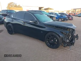 2018 Infiniti Q50 3.0t LUXE with VIN JN1EV7AP0JM365416, listed as a IAAI auction lot 41293065 with 65,339 mi miles. Bid and sale history available at carsss.com. Image 1.