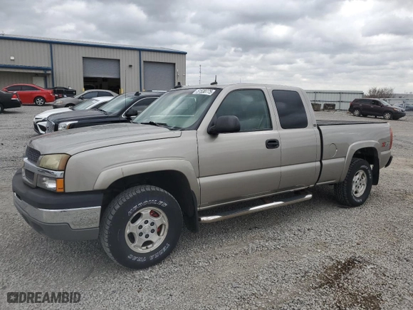 2003 Chevrolet Silverado 1500 LT with VIN 2GCEK19TX31134090, listed as a Copart auction lot 51530775 with 129,982 mi miles and Salvage Title. Bid and sale history available at carsss.com. Image 1.