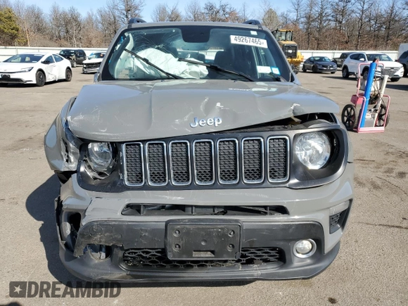 2020 Jeep Renegade Latitude with VIN ZACNJBBB5LPL73169, listed as a Copart auction lot 49267465 with 50,862 mi miles and Salvage Title. Bid and sale history available at carsss.com. Image 5.