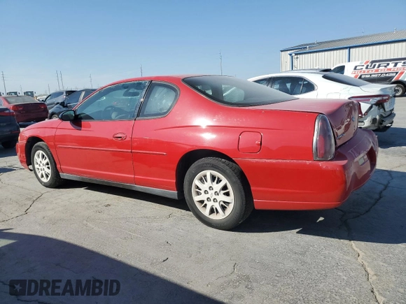 2004 Chevrolet Monte Carlo LS with VIN 2G1WW12E549378004, listed as a Copart auction lot 75869014 with 199,818 mi miles and Salvage Title. Bid and sale history available at carsss.com. Image 2.