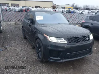 2021 Land Rover Range Rover Sport HST with VIN SALWS2RU9MA749605, listed as a IAAI auction lot 41202587 with 44,161 mi miles. Bid and sale history available at carsss.com. Image 1.