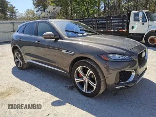 2017 Jaguar F-Pace S with VIN SADCM2BVXHA884903, listed as a Copart auction lot 49633055 with 106,312 mi miles and Clean Title. Bid and sale history available at DreamBid. Image 4.