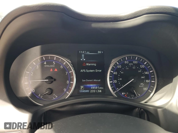 2017 Infiniti Q60 Red Sport 400 с VIN JN1FV7EK1HM611404, выставлен на аукционе Copart как лот 80049904 с пробегом 49 591 миль миль и Списание • Salvage title. История ставок и продаж доступна на DreamBid. Изображение 9.