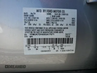 2025 Ford Explorer Active with VIN 1FMUK7DH6SGA17671, listed as a Copart auction lot 85527454 with 3,944 mi miles and Salvage Title. Bid and sale history available at carsss.com. Image 15.