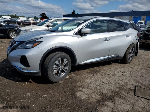 2023 Nissan Murano S with VIN 5N1AZ2AJ9PC124480, listed as a Copart auction lot 64918734 with 33,760 mi miles and Non Repairable. Bid and sale history available at carsss.com. Image 1.