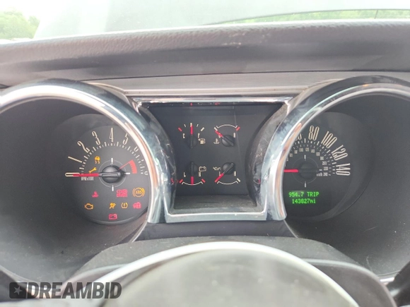 2008 Ford Mustang GT Deluxe with VIN 1ZVHT82H085178451, listed as a Copart auction lot 59761215 with 143,827 mi miles and Salvage title. Bid and sale history available at DreamBid. Image 9.