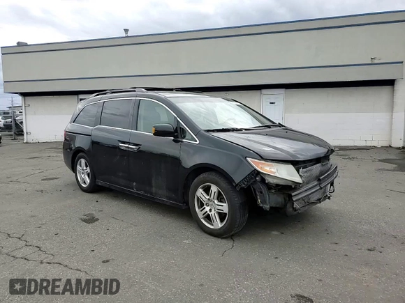 2013 Honda Odyssey Touring with VIN 5FNRL5H91DB025446, listed as a Copart auction lot 45139715 with 142,941 mi miles and Salvage Title. Bid and sale history available at carsss.com. Image 11.