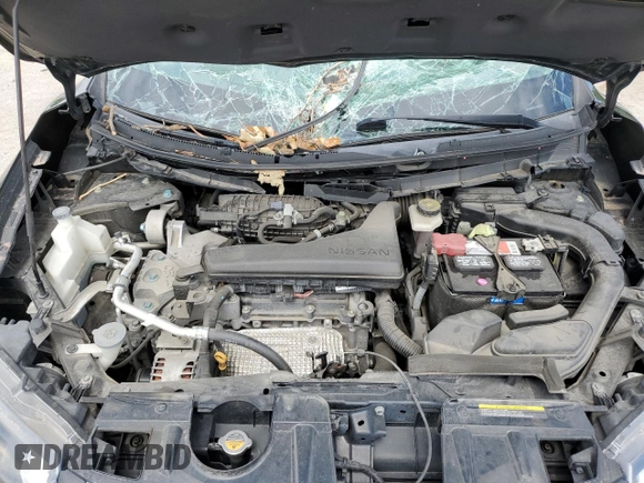 2017 Nissan Rogue SV with VIN KNMAT2MV9HP575486, listed as a Copart auction lot 58192295 with 102,343 mi miles and Clean title. Bid and sale history available at DreamBid. Image 12.