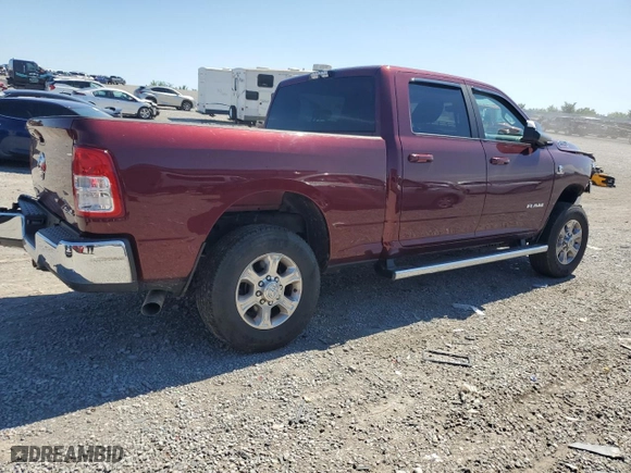 2020 Ram 2500 Big Horn with VIN 3C6UR5DL1LG111480, listed as a Copart auction lot 60237044 with 16,311 mi miles and Salvage Title. Bid and sale history available at carsss.com. Image 3.