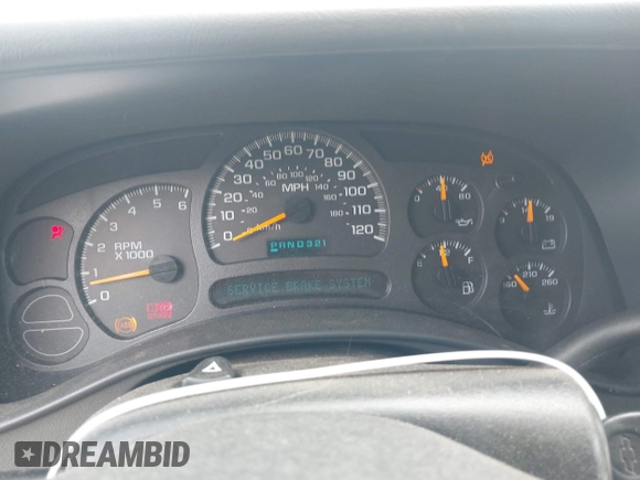 2004 Chevrolet Avalanche with VIN 3GNEC12T74G142266, listed as a IAAI auction lot 42783128 with 205,225 mi miles and . Bid and sale history available at DreamBid. Image 7.