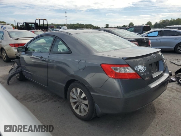 2010 Honda Civic Cpe EX with VIN 2HGFG1B84AH530971, listed as a Copart auction lot 72455394 with 122,357 mi miles and Salvage Title. Bid and sale history available at carsss.com. Image 2.