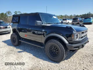 2022 Ford Bronco with VIN 1FMDE5BH6NLB01029, listed as a Copart auction lot 45603155 with 98,385 mi miles and Salvage Title. Bid and sale history available at DreamBid. Image 4.