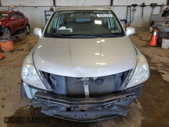 2011 Nissan Versa SL with VIN 3N1BC1CPXBL412353, listed as a Copart auction lot 62581505 with 107,447 mi miles and Salvage title. Bid and sale history available at DreamBid. Image 5.