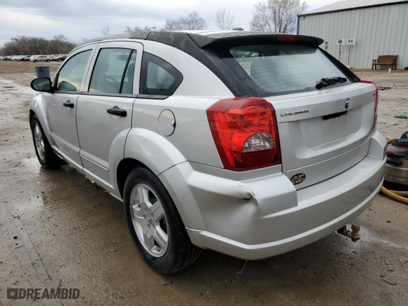 2008 Dodge Caliber SXT with VIN 1B3HB48B28D621448, listed as a Copart auction lot 46871305 with 129,944 mi miles and Salvage Title. Bid and sale history available at carsss.com. Image 2.