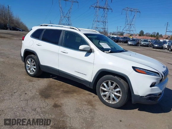 2015 Jeep Cherokee Limited with VIN 1C4PJMDB2FW545430, listed as a IAAI auction lot 41822780 with 135,639 mi miles. Bid and sale history available at carsss.com. Image 1.