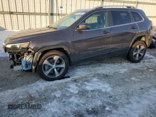 2020 Jeep Cherokee Limited with VIN 1C4PJMDX5LD518290, listed as a Copart auction lot 88319305 with 41,237 mi miles and Salvage Title. Bid and sale history available at carsss.com. Image 1.