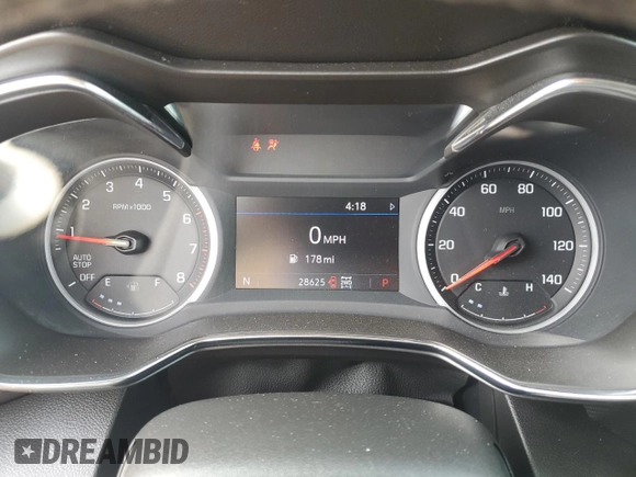 2023 Chevrolet TrailBlazer LT with VIN KL79MRSL8PB048946, listed as a Copart auction lot 53898975 with 28,625 mi miles and Salvage Title. Bid and sale history available at DreamBid. Image 9.