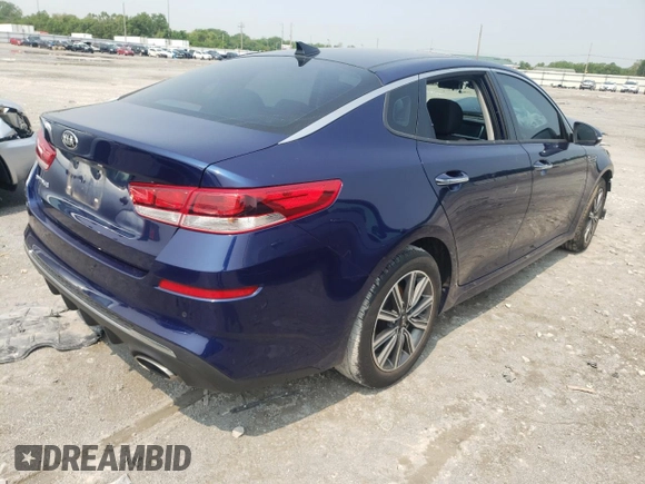 2019 Kia Optima LX with VIN 5XXGT4L31KG319878, listed as a Copart auction lot 52647693 with 48,665 mi miles and Salvage Title. Bid and sale history available at carsss.com. Image 3.