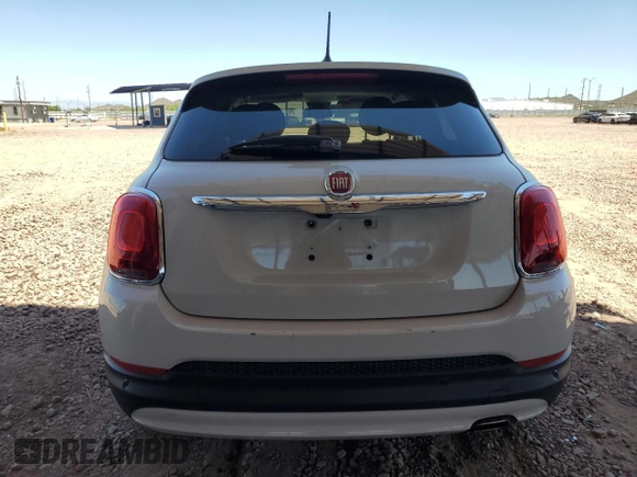 2016 FIAT 500X Lounge with VIN ZFBCFXDT0GP487858, listed as a Copart auction lot 61306085 with 79,192 mi miles and Clean title. Bid and sale history available at DreamBid. Image 6.