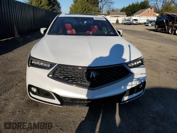2020 Acura TLX w/A-Spec Pkg with VIN 19UUB3F67LA002109, listed as a Copart auction lot 82860964 with 0 mi miles and Salvage Title. Bid and sale history available at carsss.com. Image 5.