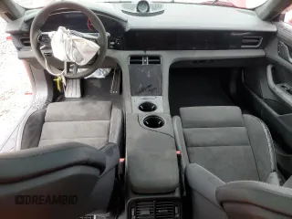 2024 Porsche Taycan GTS with VIN WP0AD2Y11RSA47589, listed as a Copart auction lot 73954444 with 4,452 mi miles and Salvage Title. Bid and sale history available at DreamBid. Image 8.
