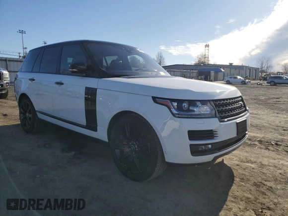 2017 Land Rover Range Rover with VIN SALGS2FE2HA322595, listed as a Copart auction lot 48657725 with 123,587 mi miles and Clean title. Bid and sale history available at DreamBid. Image 4.