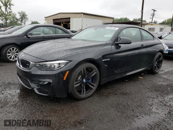 2018 BMW M4 with VIN WBS4Y9C50JAG66739, listed as a Copart auction lot 63795104 with 19,388 mi miles and Salvage Title. Bid and sale history available at carsss.com. Image 1.