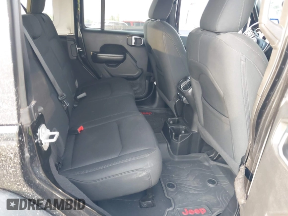 2020 Jeep Wrangler Unlimited Sport S with VIN 1C4HJXDN2LW165046, listed as a IAAI auction lot 42400876 with 92,100 mi miles and . Bid and sale history available at DreamBid. Image 8.