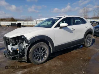 2021 Mazda CX-30 S with VIN 3MVDMBAL3MM227419, listed as a Copart auction lot 44701475 with 18,478 mi miles and Salvage Title. Bid and sale history available at carsss.com. Image 1.